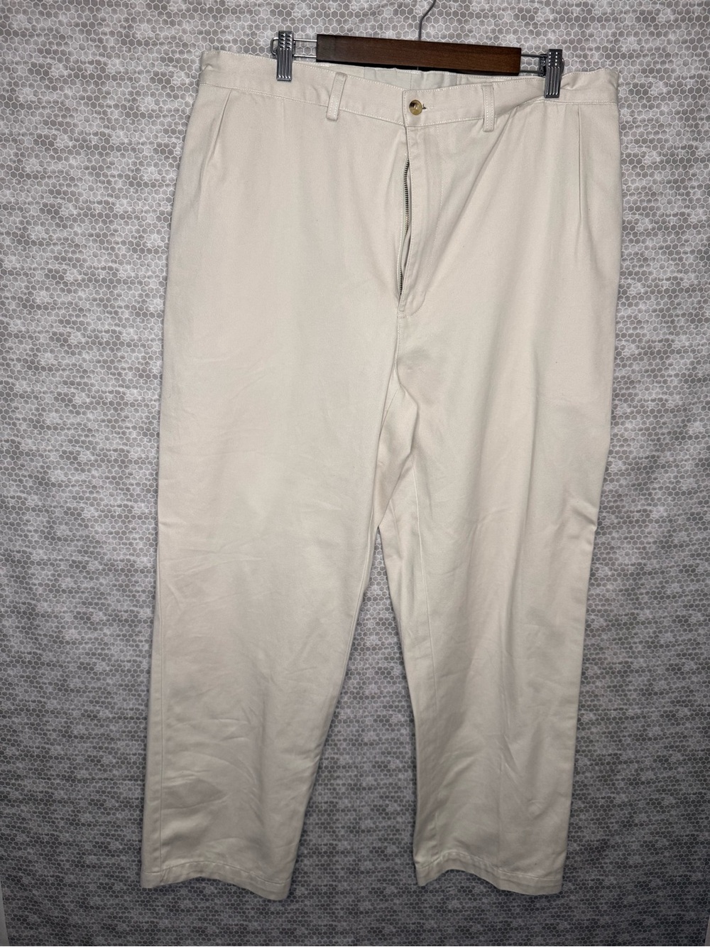 Polo Ralph Lauren Chino Andrew Pants Cream 100% Cotton 36x32